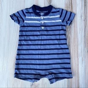 Carter's 18M Romper Blue/White Striped